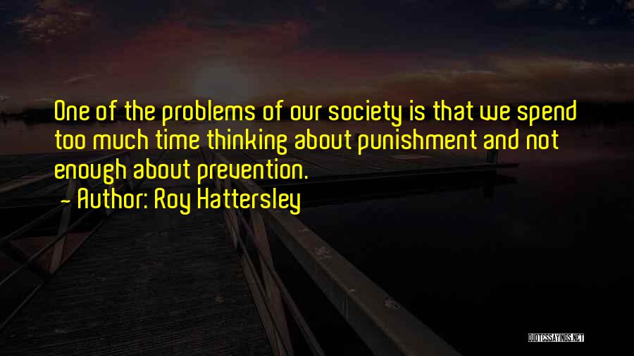Too Much Problems Quotes By Roy Hattersley