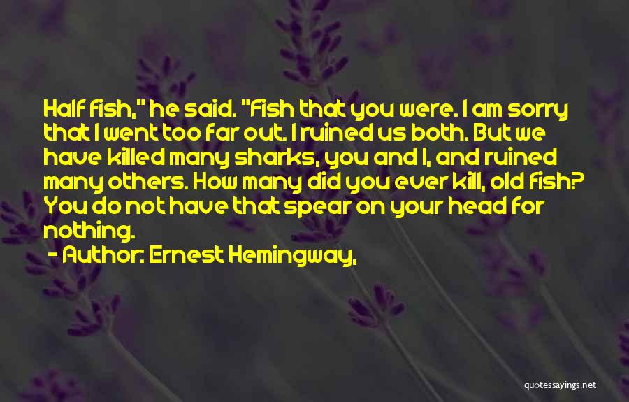 Too Old For You Quotes By Ernest Hemingway,