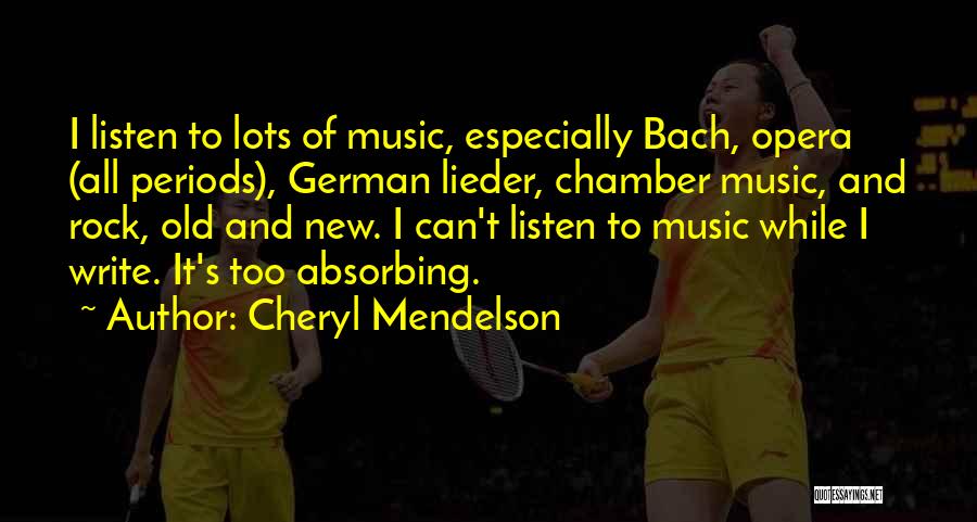 Too Old Quotes By Cheryl Mendelson