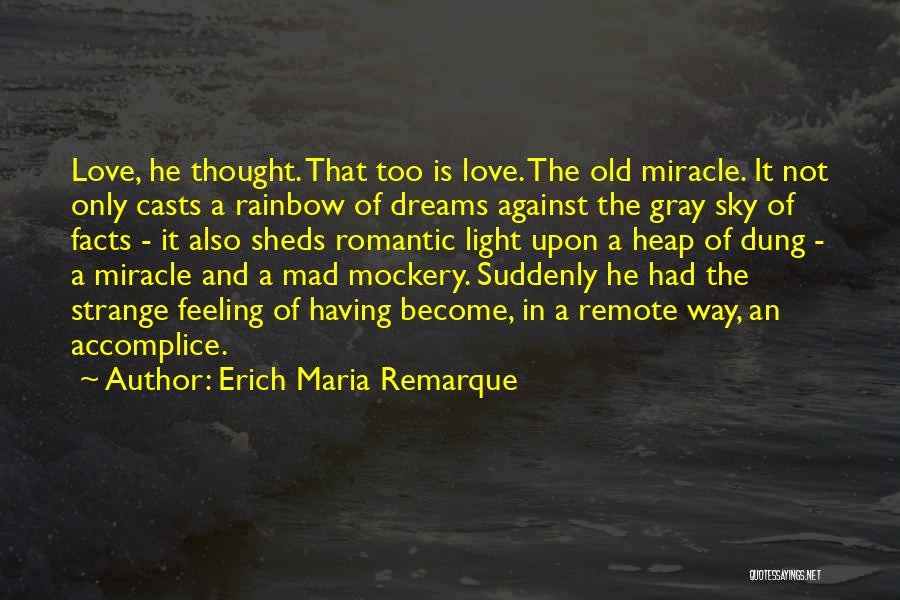 Too Romantic Love Quotes By Erich Maria Remarque
