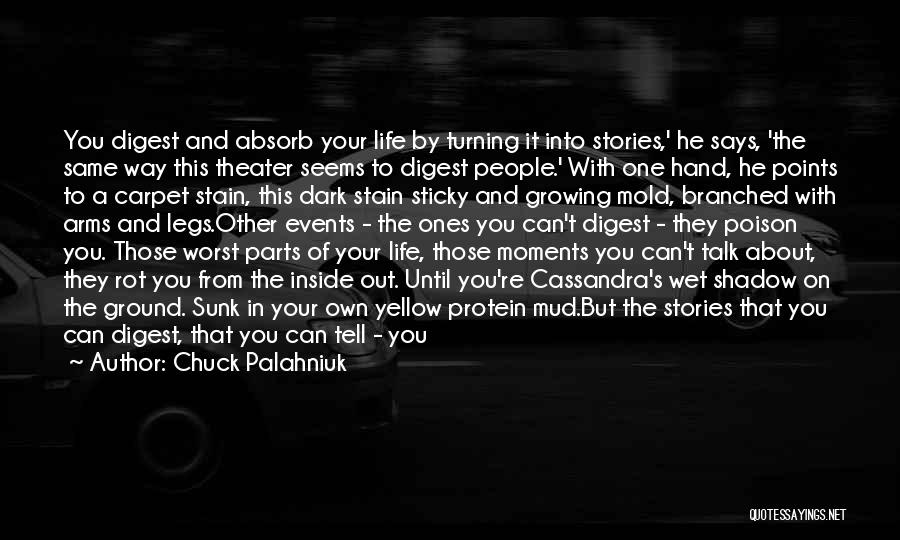 Too Scared To Tell You How I Feel Quotes By Chuck Palahniuk