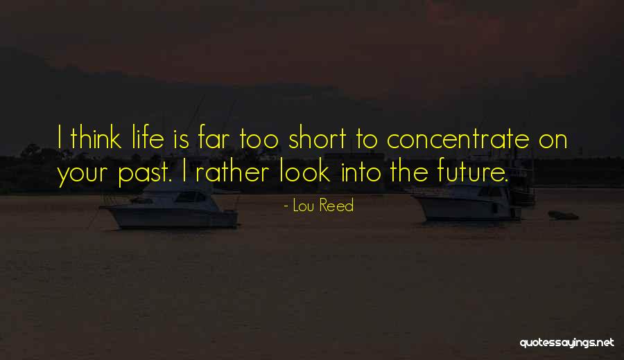 Too Short Quotes By Lou Reed