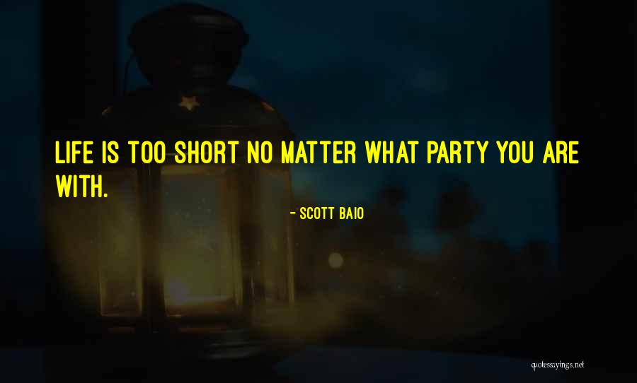 Too Short Quotes By Scott Baio