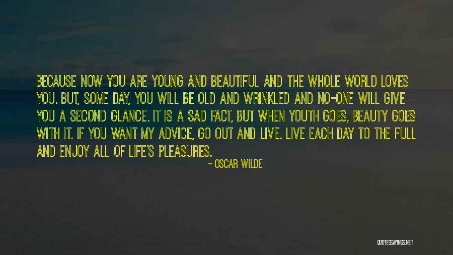 Too Young To Be Sad Quotes By Oscar Wilde