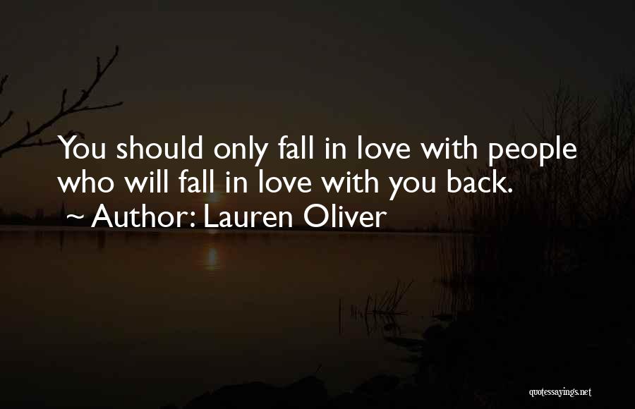 Too Young To Fall In Love Quotes By Lauren Oliver