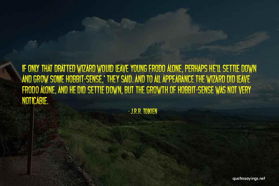 Too Young To Settle Quotes By J.R.R. Tolkien