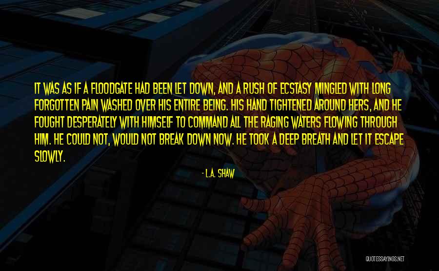 Took A Break Quotes By L.A. Shaw Took A Break Quotes By L.A. Shaw