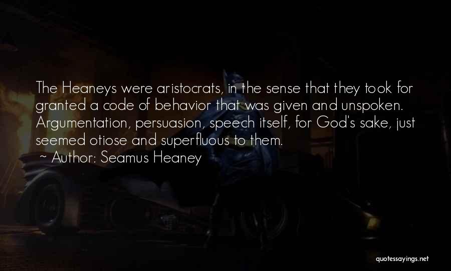 Took For Granted Quotes By Seamus Heaney