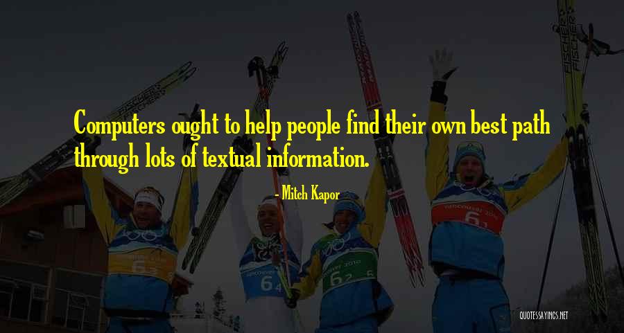 Toon Army Quotes By Mitch Kapor Toon Army Quotes By Mitch Kapor
