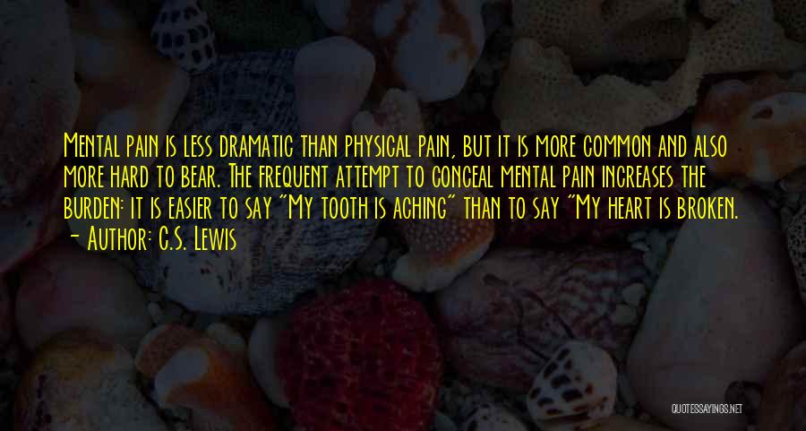 Tooth Pain Quotes By C.S. Lewis