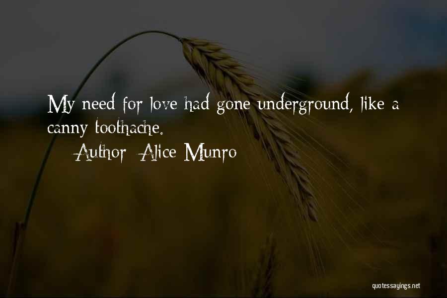 Toothache Quotes By Alice Munro