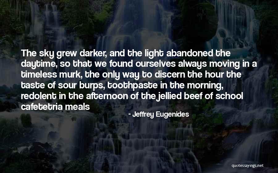 Toothpaste Quotes By Jeffrey Eugenides