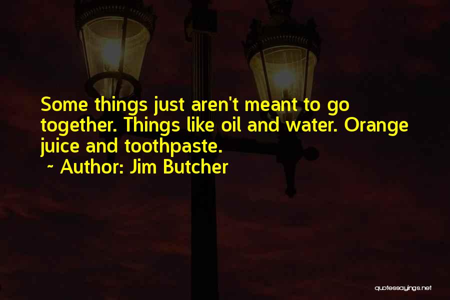 Toothpaste Quotes By Jim Butcher