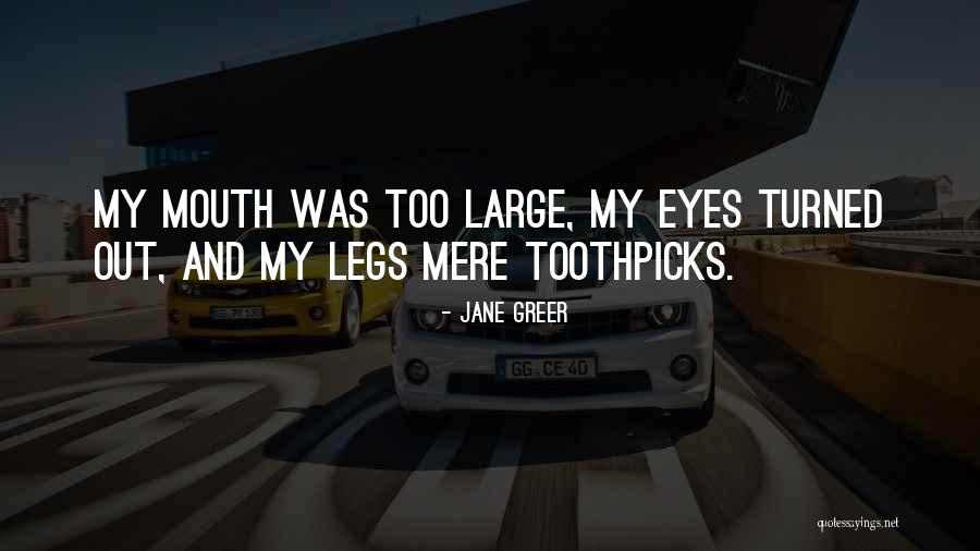 Toothpicks Quotes By Jane Greer