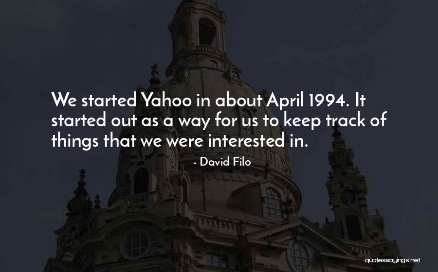 Tooyama Rin Quotes By David Filo Tooyama Rin Quotes By David Filo