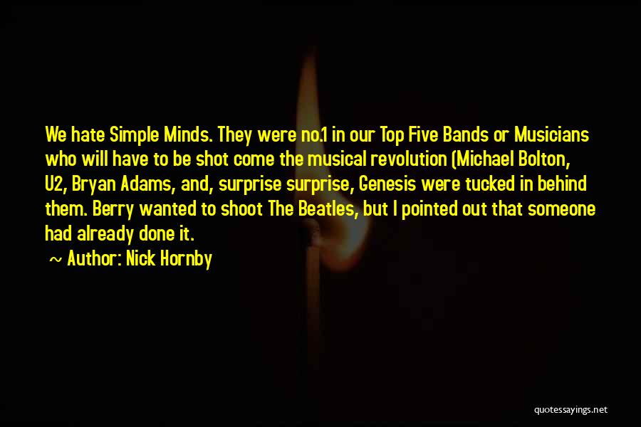 Top 1 Quotes By Nick Hornby