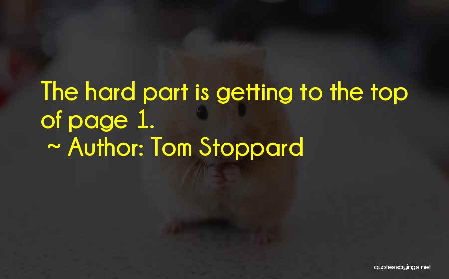 Top 1 Quotes By Tom Stoppard