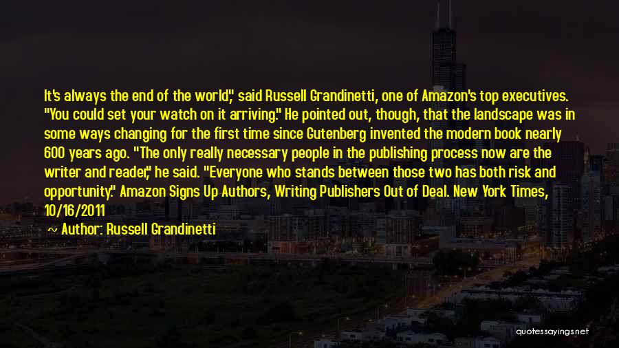 Top 10 World Quotes By Russell Grandinetti
