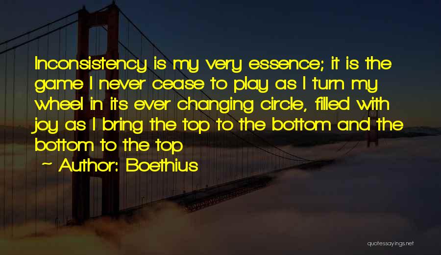 Top And Bottom Quotes By Boethius