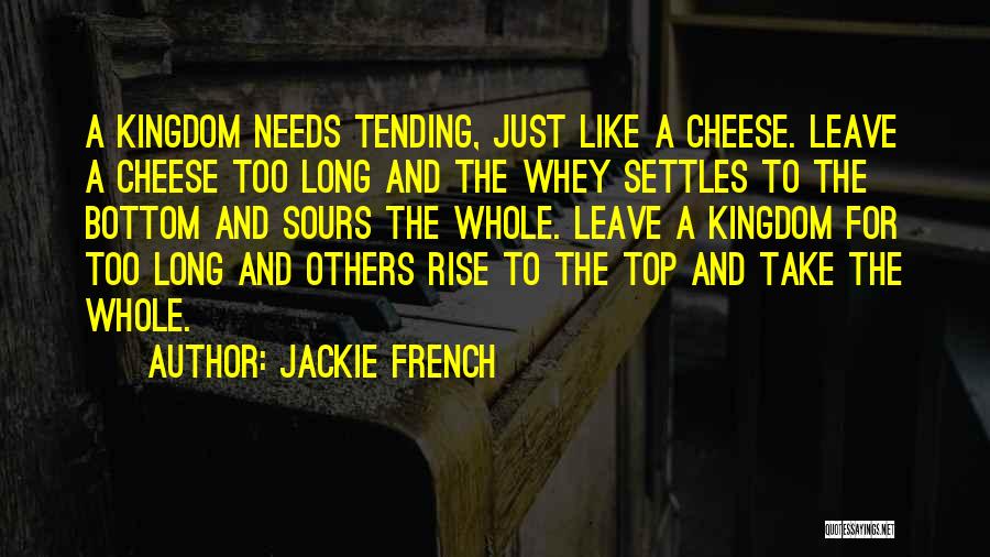 Top And Bottom Quotes By Jackie French