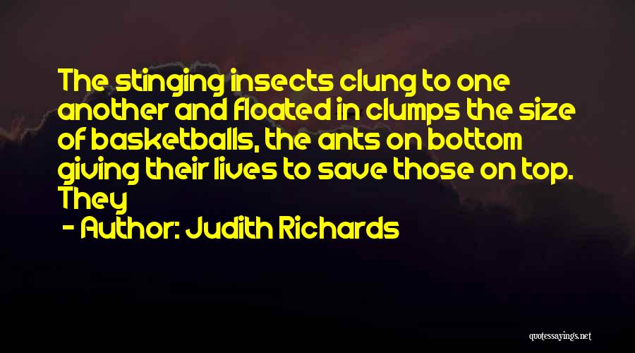 Top And Bottom Quotes By Judith Richards