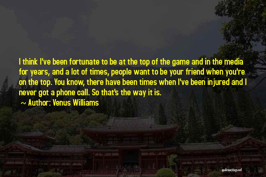 Top Best Friend Quotes By Venus Williams