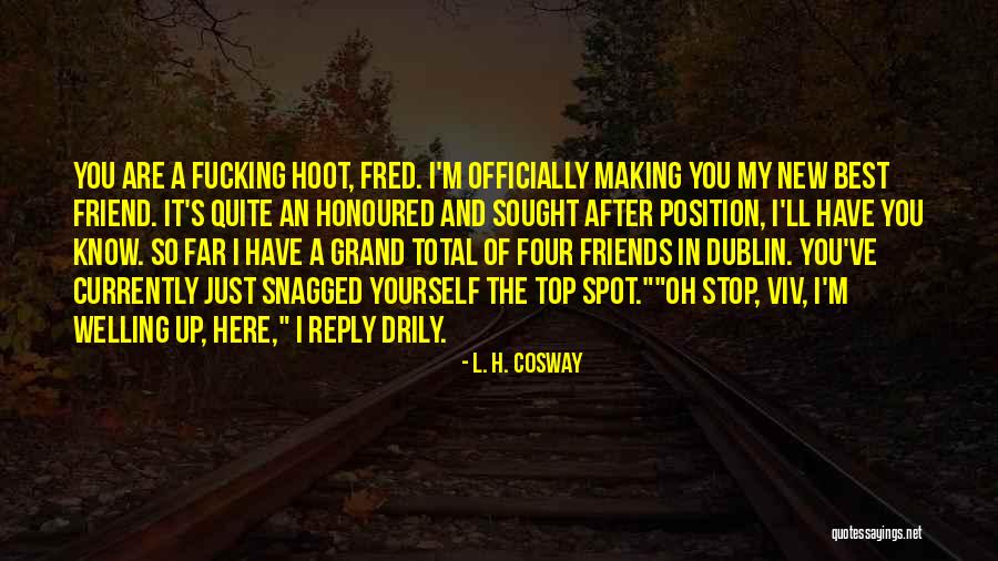 Top Best Quotes By L. H. Cosway Top Best Quotes By L. H. Cosway