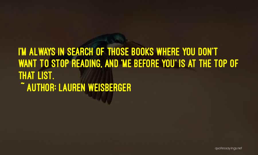 Top Books Quotes By Lauren Weisberger