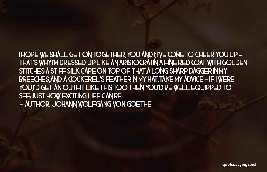 Top Cheer Up Quotes By Johann Wolfgang Von Goethe