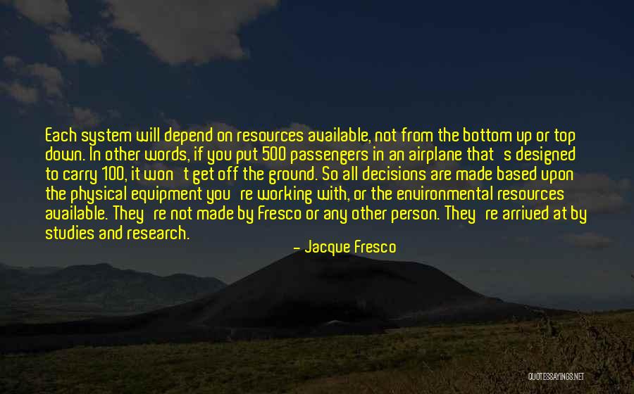 Top Environmental Quotes By Jacque Fresco