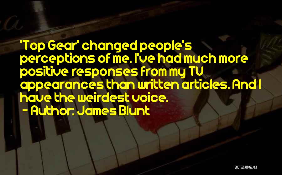 Top Gear Quotes By James Blunt