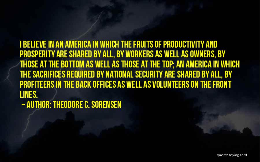 Top Lines Quotes By Theodore C. Sorensen