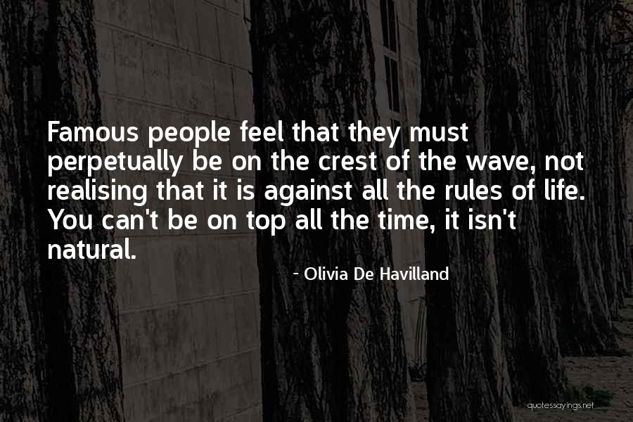 Top Most Famous Quotes By Olivia De Havilland