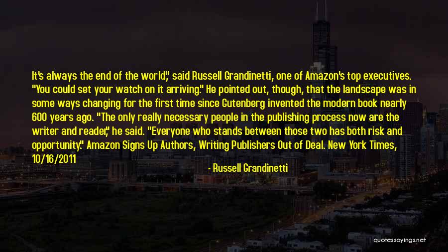 Top Of Book Quotes By Russell Grandinetti