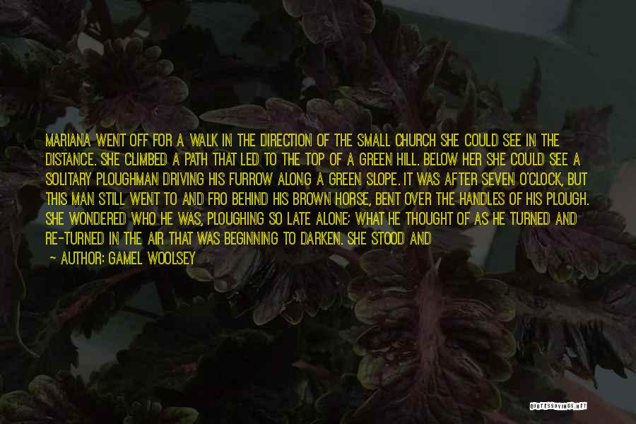 Top Of Hill Quotes By Gamel Woolsey