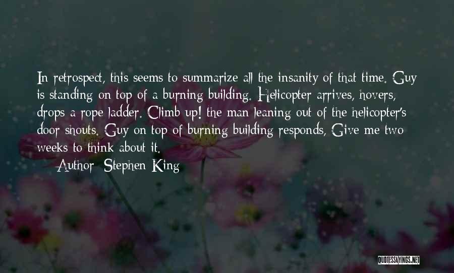 Top Of The Building Quotes By Stephen King