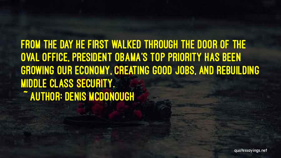 Top Of The Class Quotes By Denis McDonough