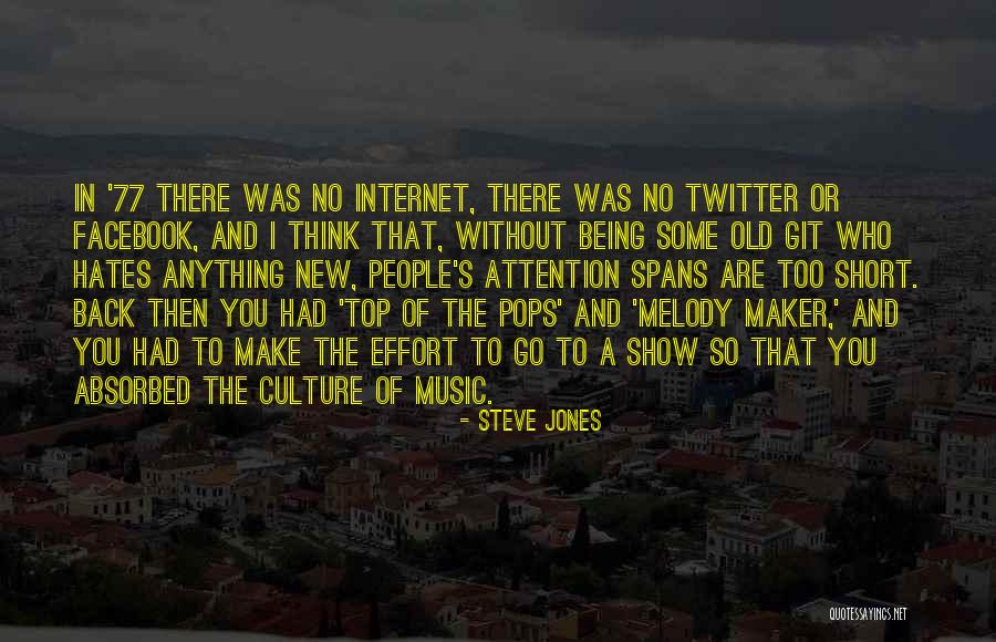 Top Of The Pops Quotes By Steve Jones