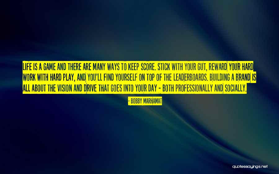 Top Of Your Game Quotes By Bobby Marhamat Top Of Your Game Quotes By Bobby Marhamat