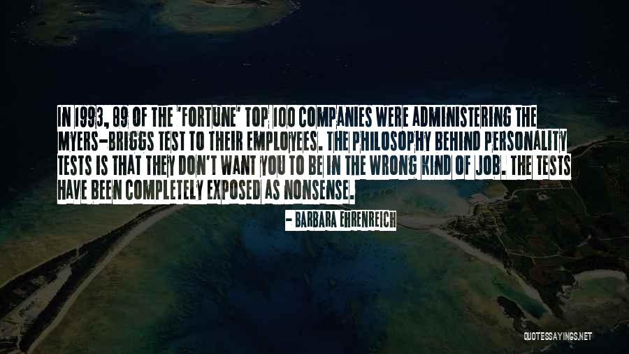 Top Personality Quotes By Barbara Ehrenreich Top Personality Quotes By Barbara Ehrenreich