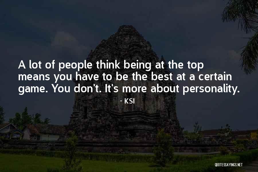 Top Personality Quotes By KSI Top Personality Quotes By KSI