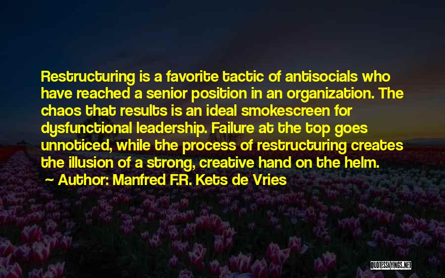 Top Position Quotes By Manfred F.R. Kets De Vries