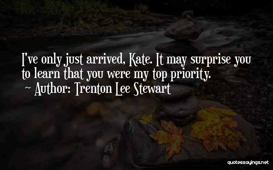 Top Priority Love Quotes By Trenton Lee Stewart