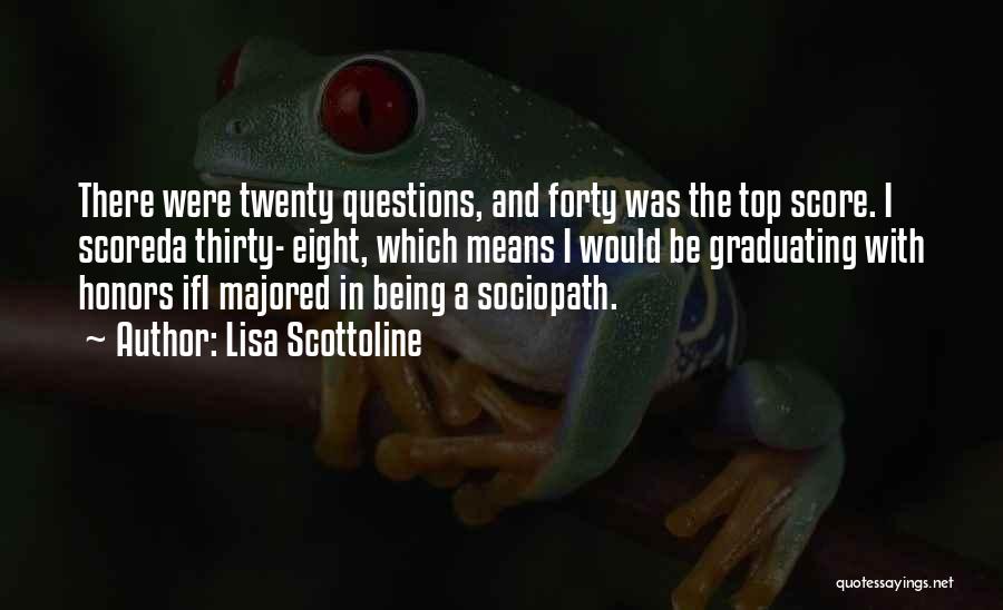 Top Score Quotes By Lisa Scottoline