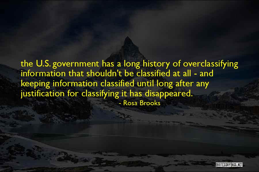 Top Secret Quotes By Rosa Brooks