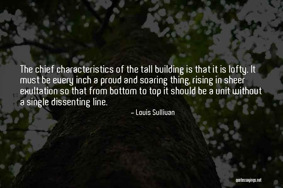 Top Single Line Quotes By Louis Sullivan