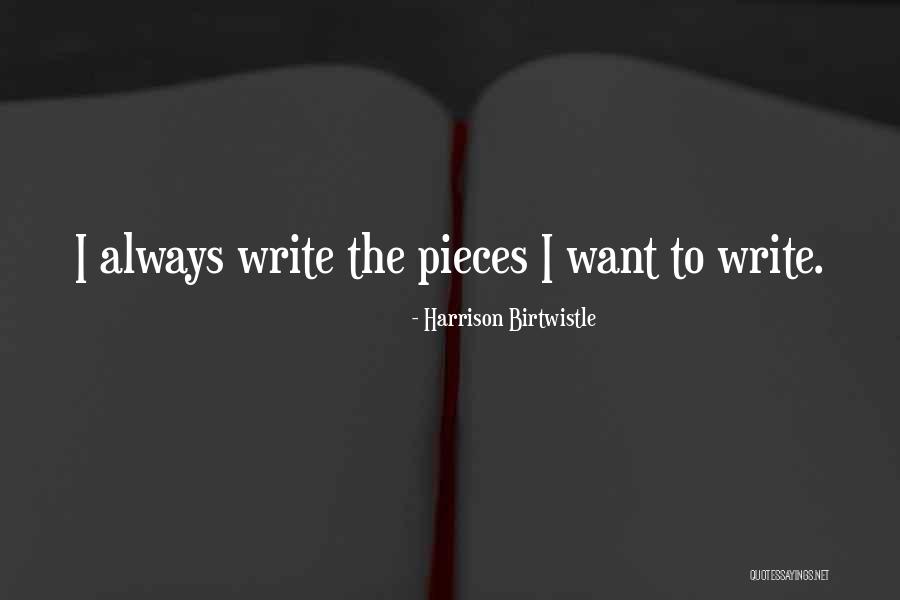 Top Sport Inspirational Quotes By Harrison Birtwistle