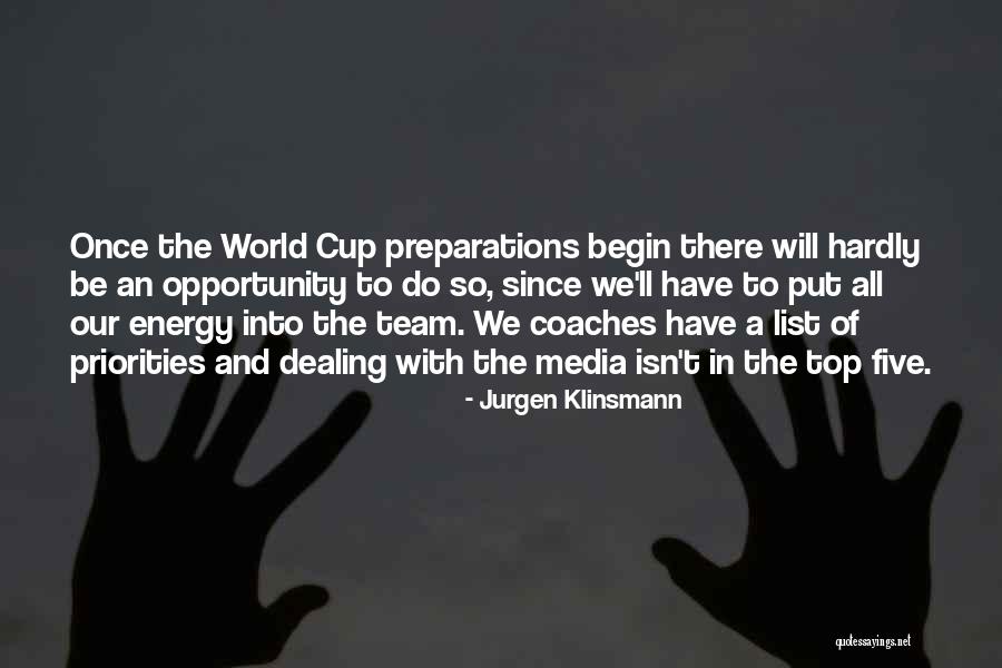 Top Team Quotes By Jurgen Klinsmann