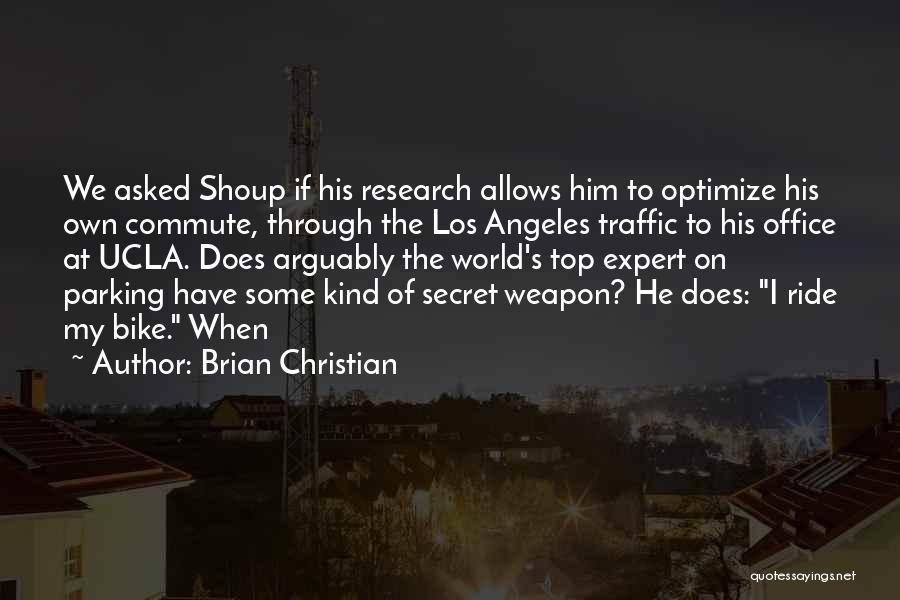 Top Us Office Quotes By Brian Christian