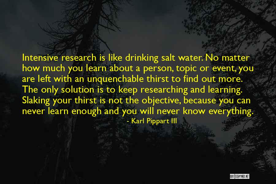 Topic Quotes By Karl Pippart III Topic Quotes By Karl Pippart III